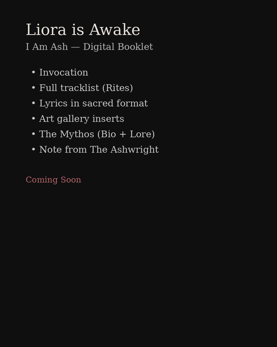 Liora Booklet Preview